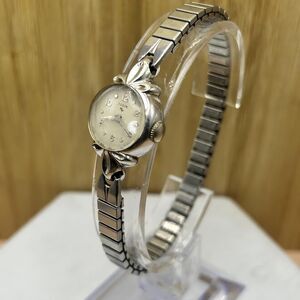 Vintage Elgin 10K Rolled Golled RGP Bezel Womens Watch Wristwatch Stainless Back
